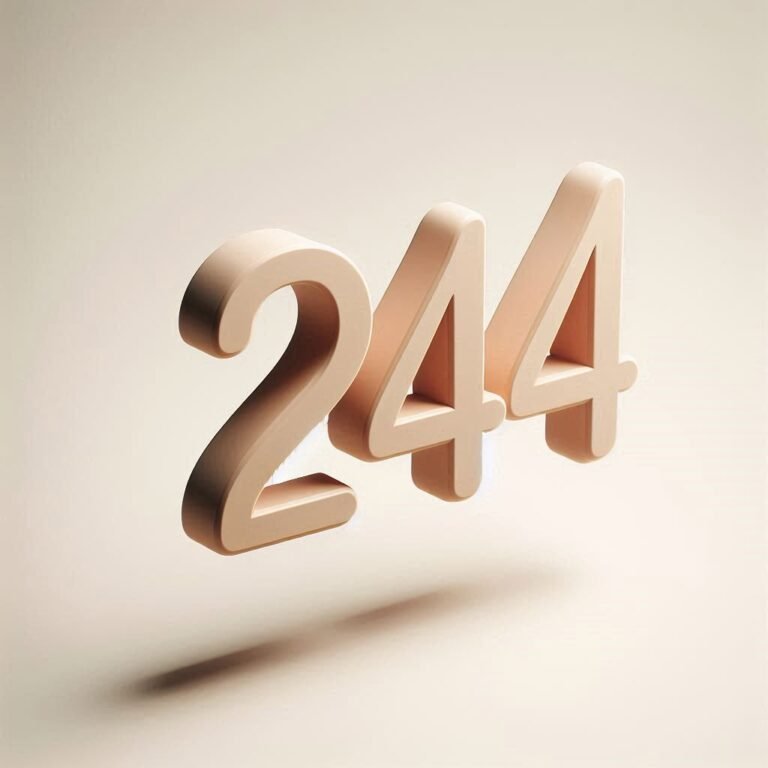 The Biblical Meaning of 244: A Biblical Perspective