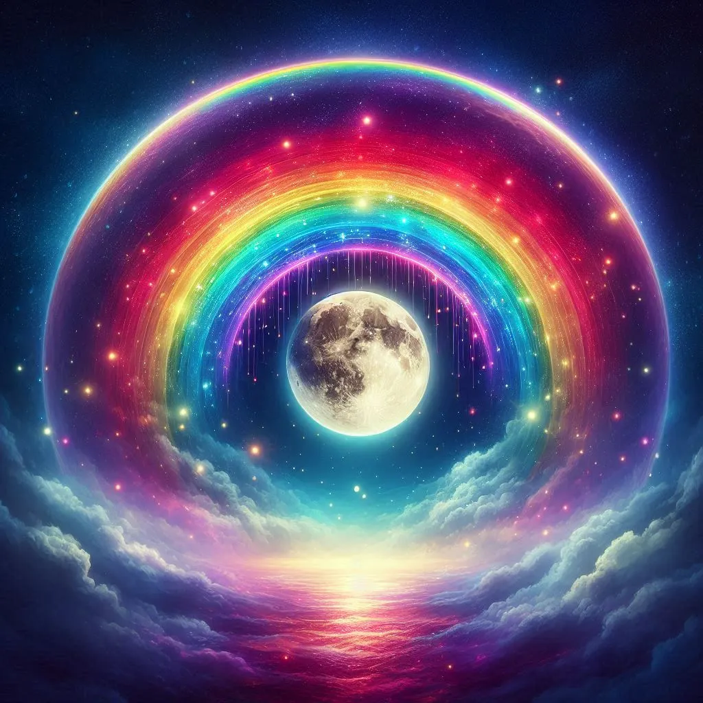 13 Biblical Meanings of a Rainbow Around the Moon: A Spiritual Guide