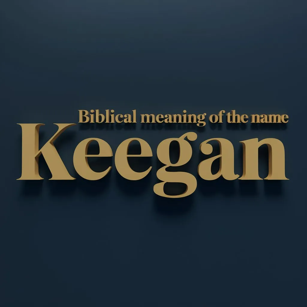 Biblical Meaning of the Name Keegan: Deep Dive into its Significance