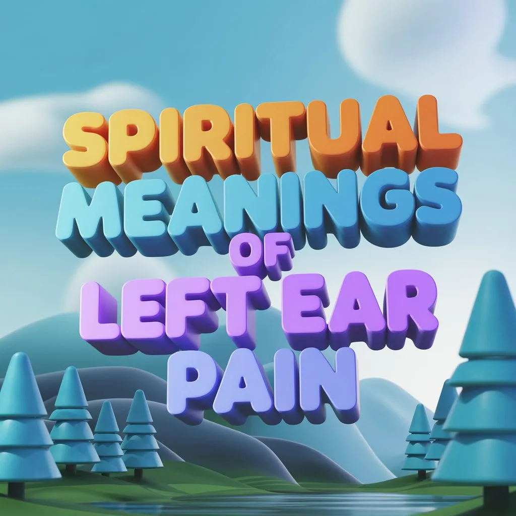 12 Spiritual Meanings of Left Ear Pain Revealed