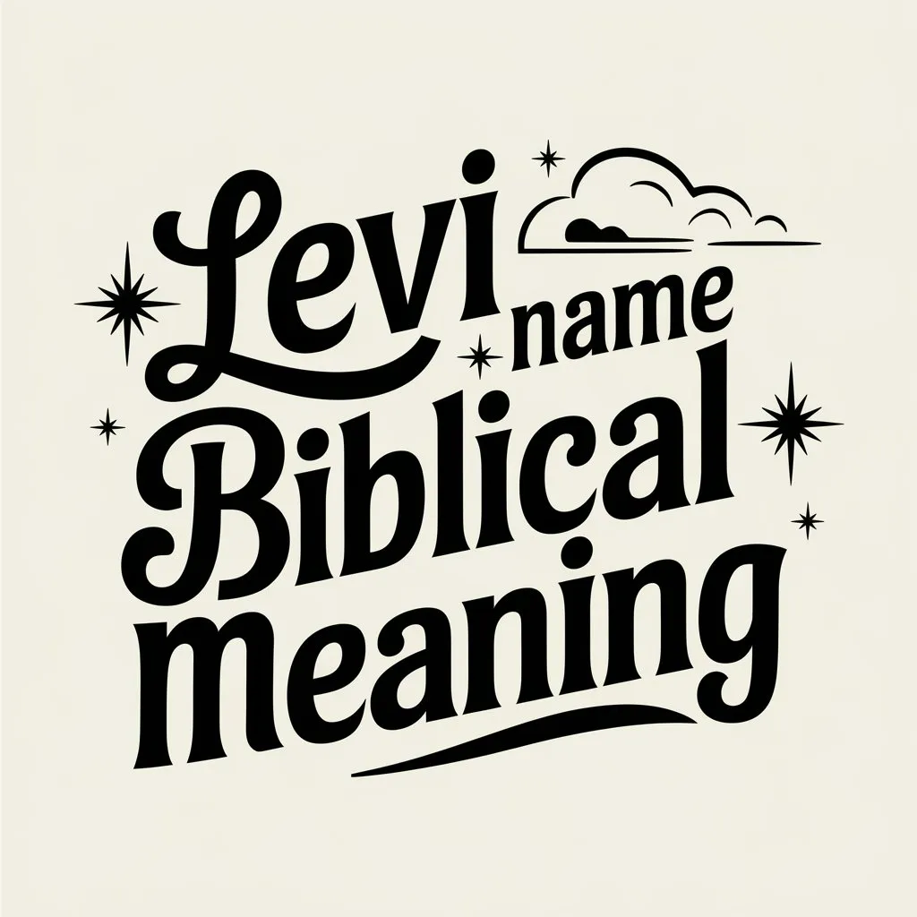 Levi Name Biblical Meaning: Story and Significance