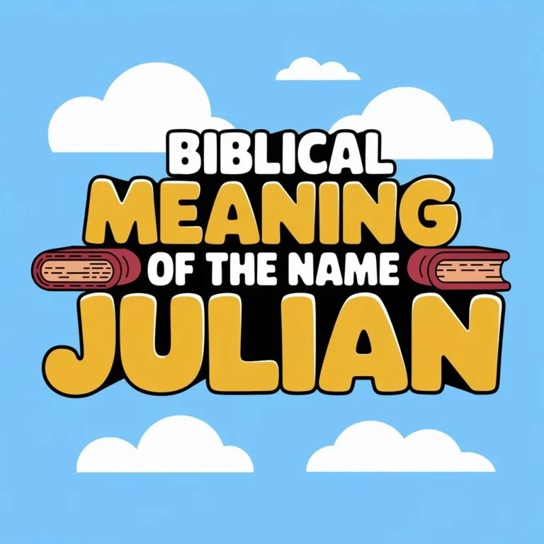 Biblical Meaning of the Name Julian: A Spiritual Insight