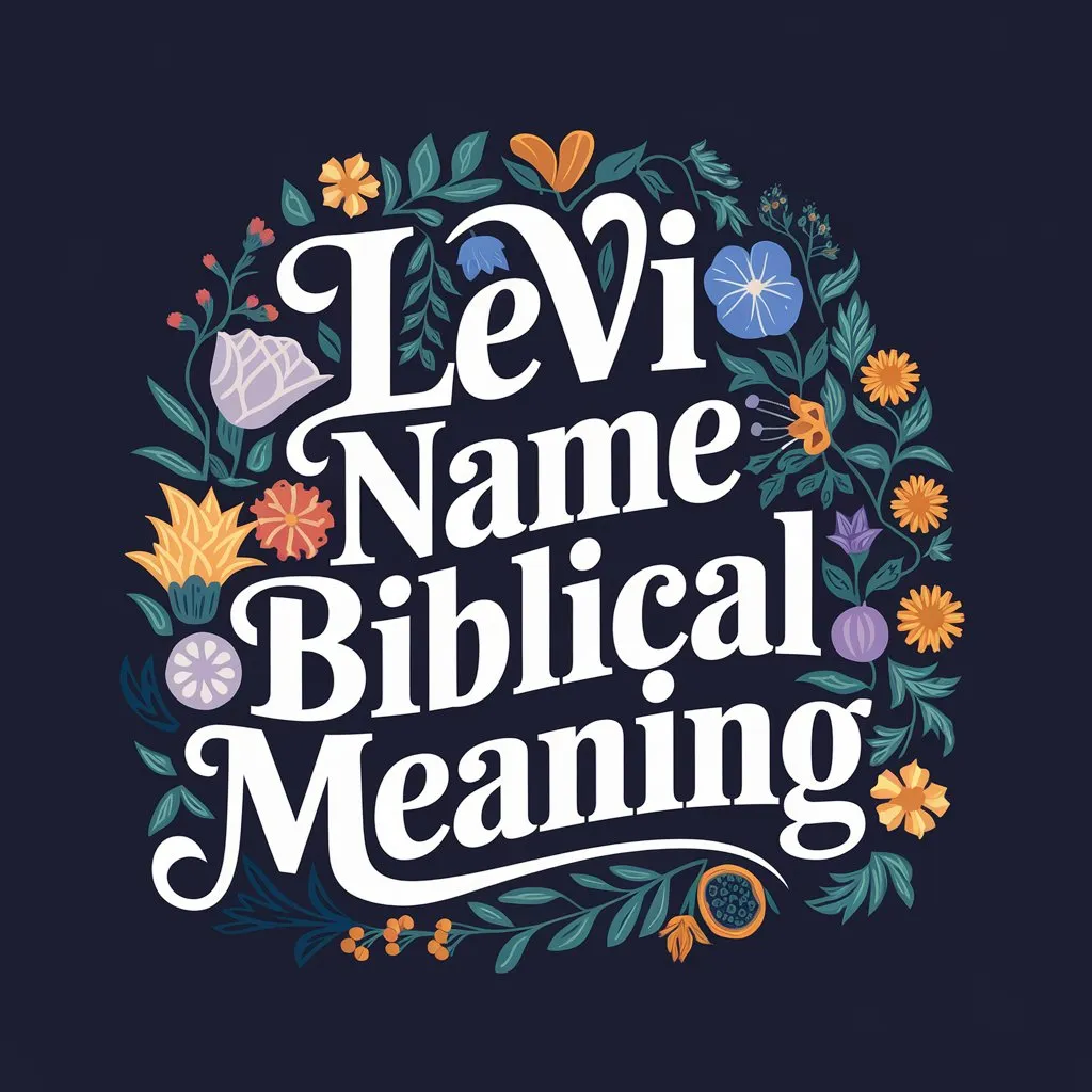 Levi Name Biblical Meaning: Story and Significance