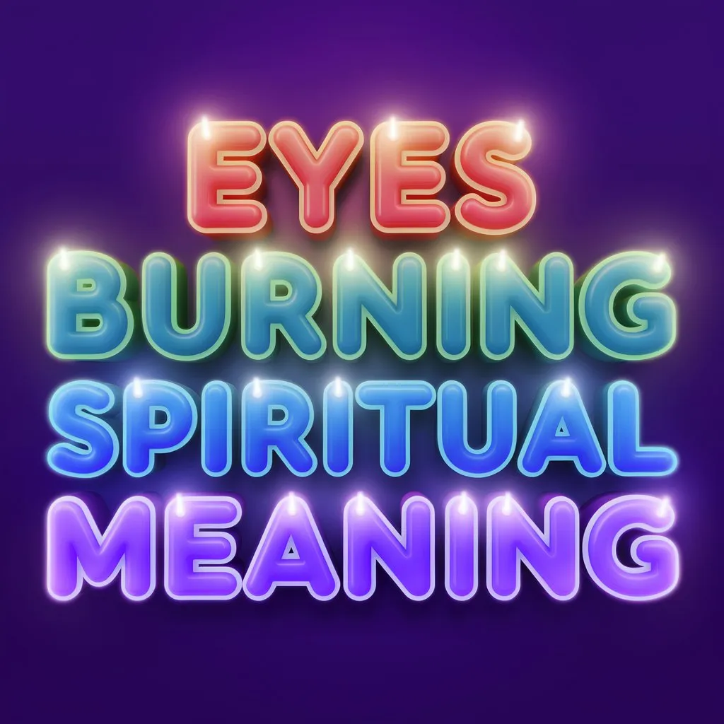 Eyes Burning Spiritual Meaning: 13 Signs of Spiritual Awakening