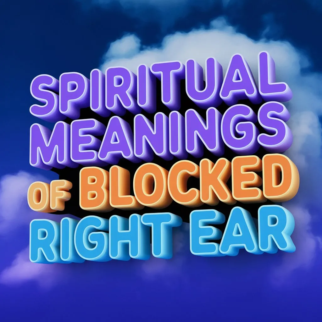 11 Spiritual Meanings of Blocked Right Ear You Shouldn't Ignore