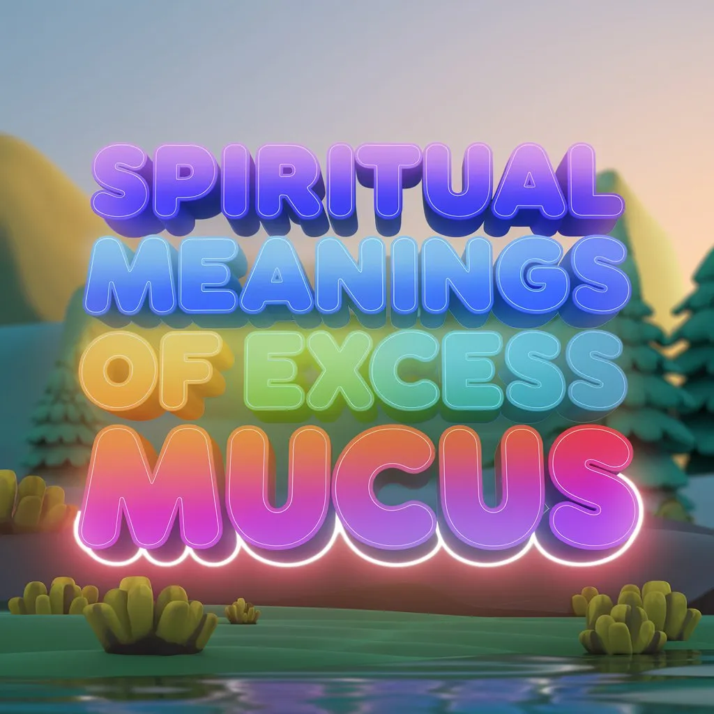 12 Spiritual Meanings of Excess Mucus: Hidden Meanings