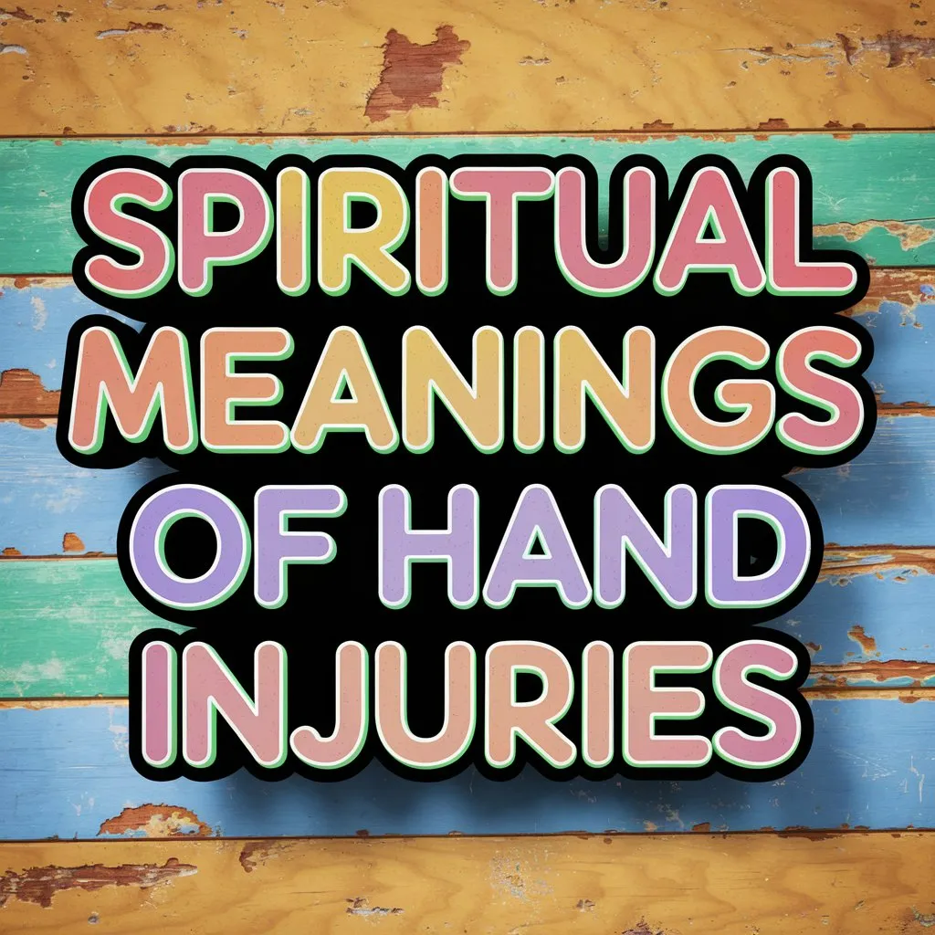 14 Spiritual Meanings of Hand Injuries: Insights You Need to Know