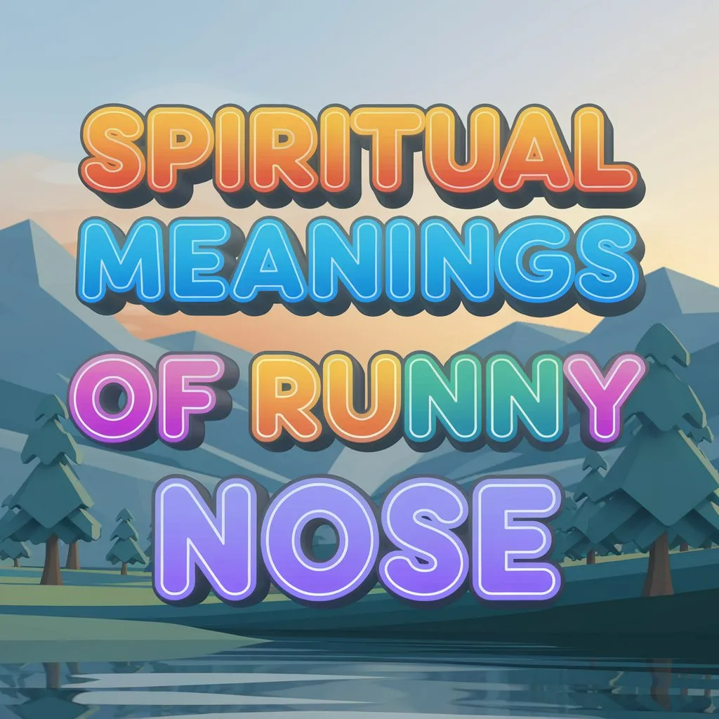 14 Spiritual Meanings of Runny Nose: Surprising Insights