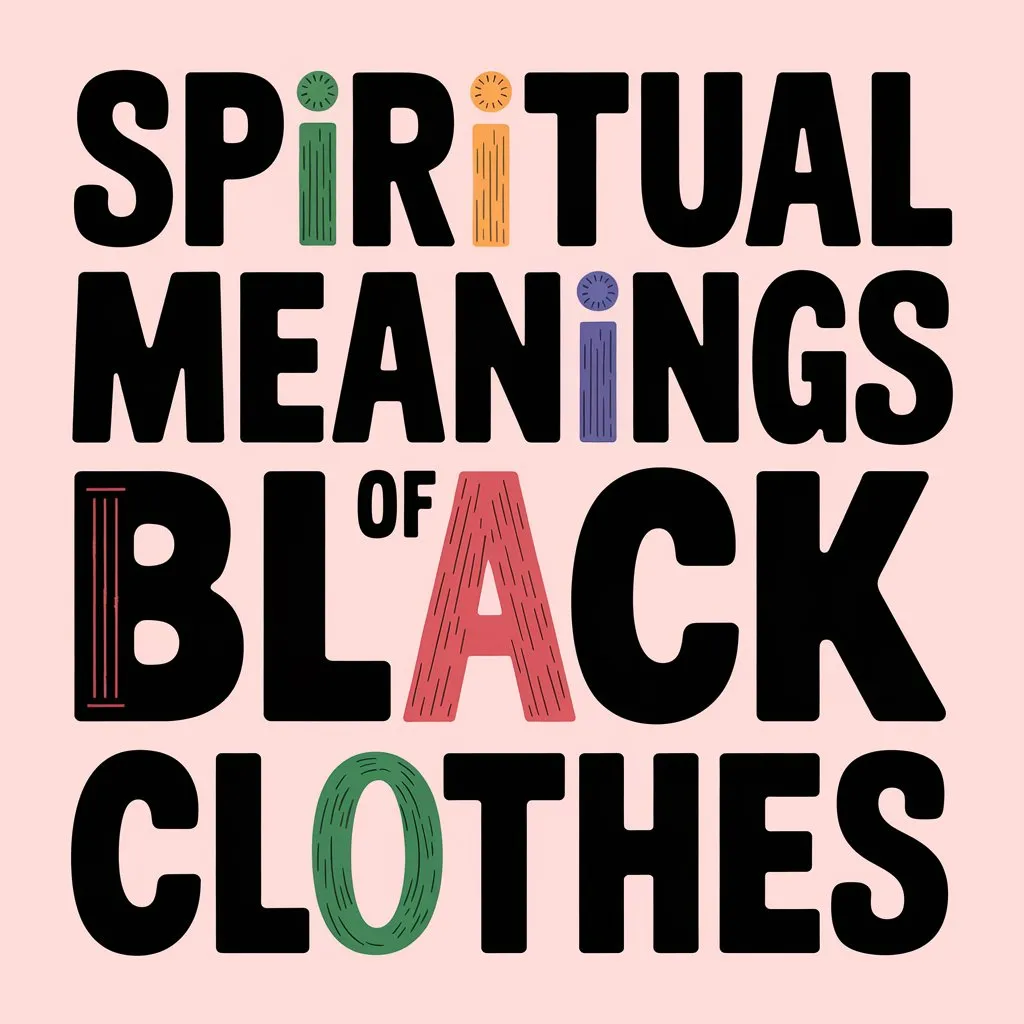 12 Spiritual Meanings of Black Clothes in a Dream