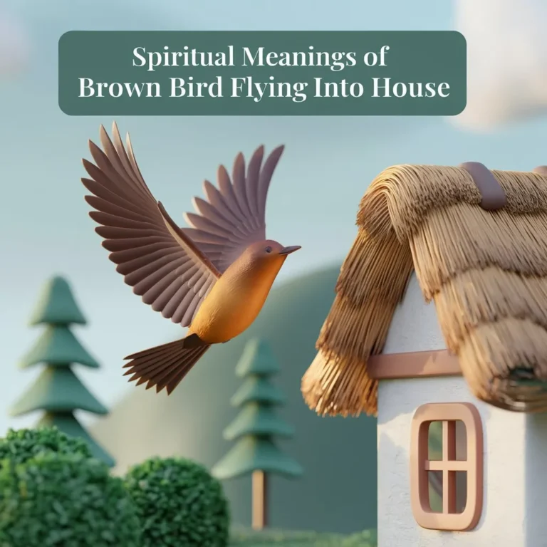 11 Spiritual Meanings of Brown Bird Flying Into House