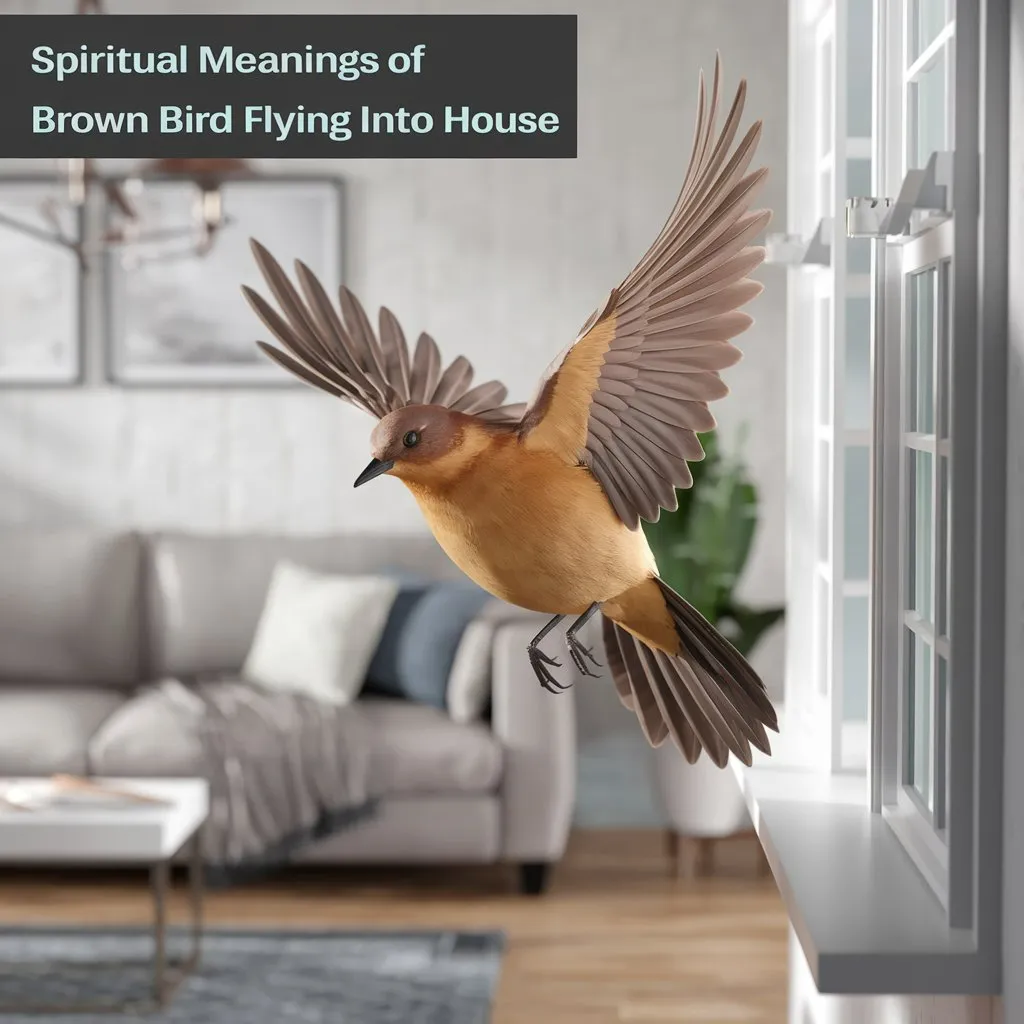 11 Spiritual Meanings of Brown Bird Flying Into House