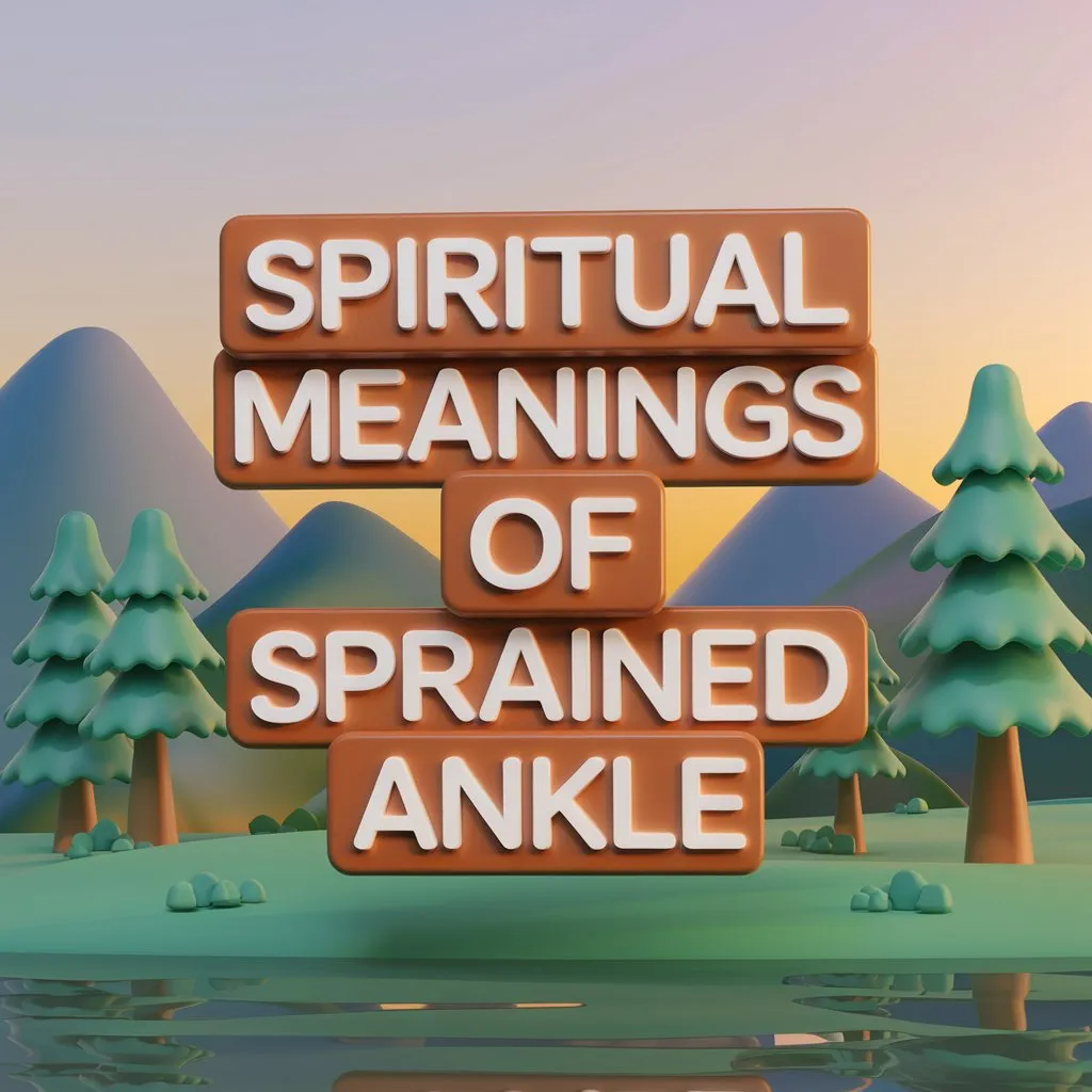 12 Spiritual Meanings of Sprained Ankle: Interpreting the Symbolism