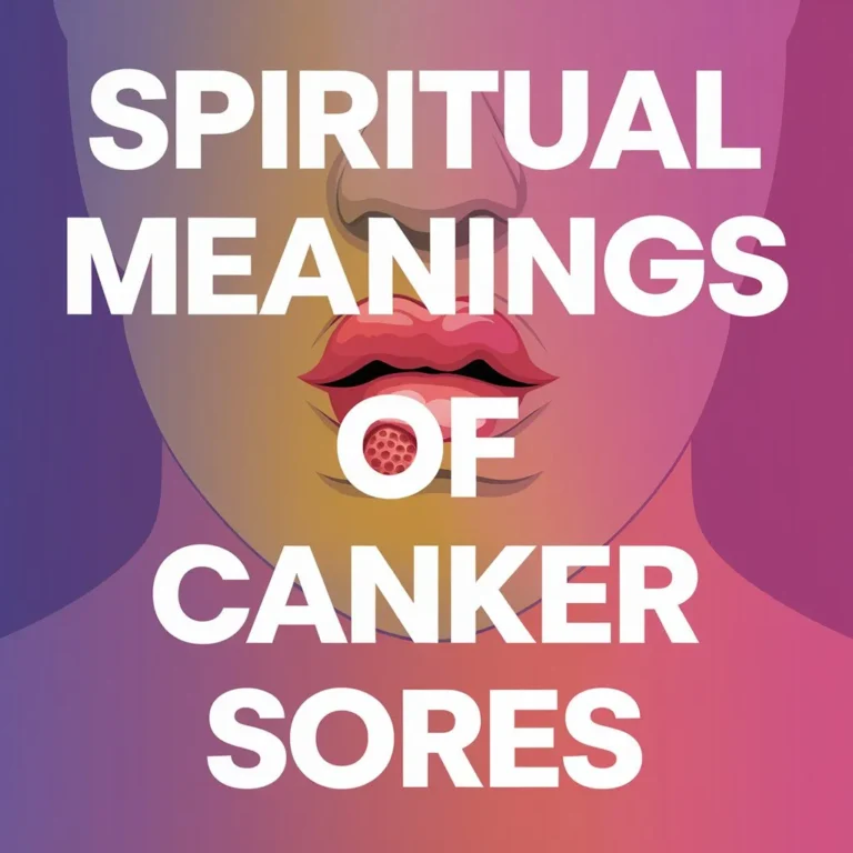 11 Spiritual Meanings of Canker Sores: Inner Turmoil and Stress