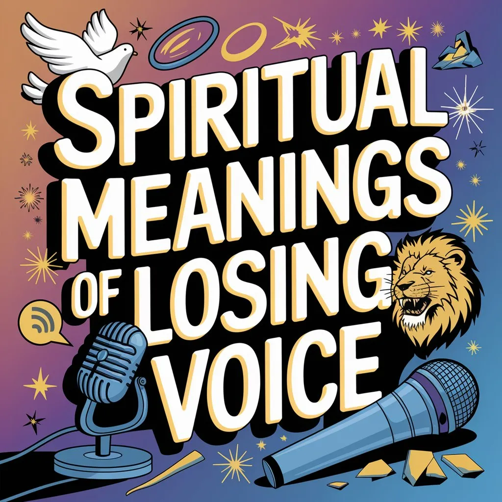 11 Spiritual Meanings of Losing Voice: The Silent Message