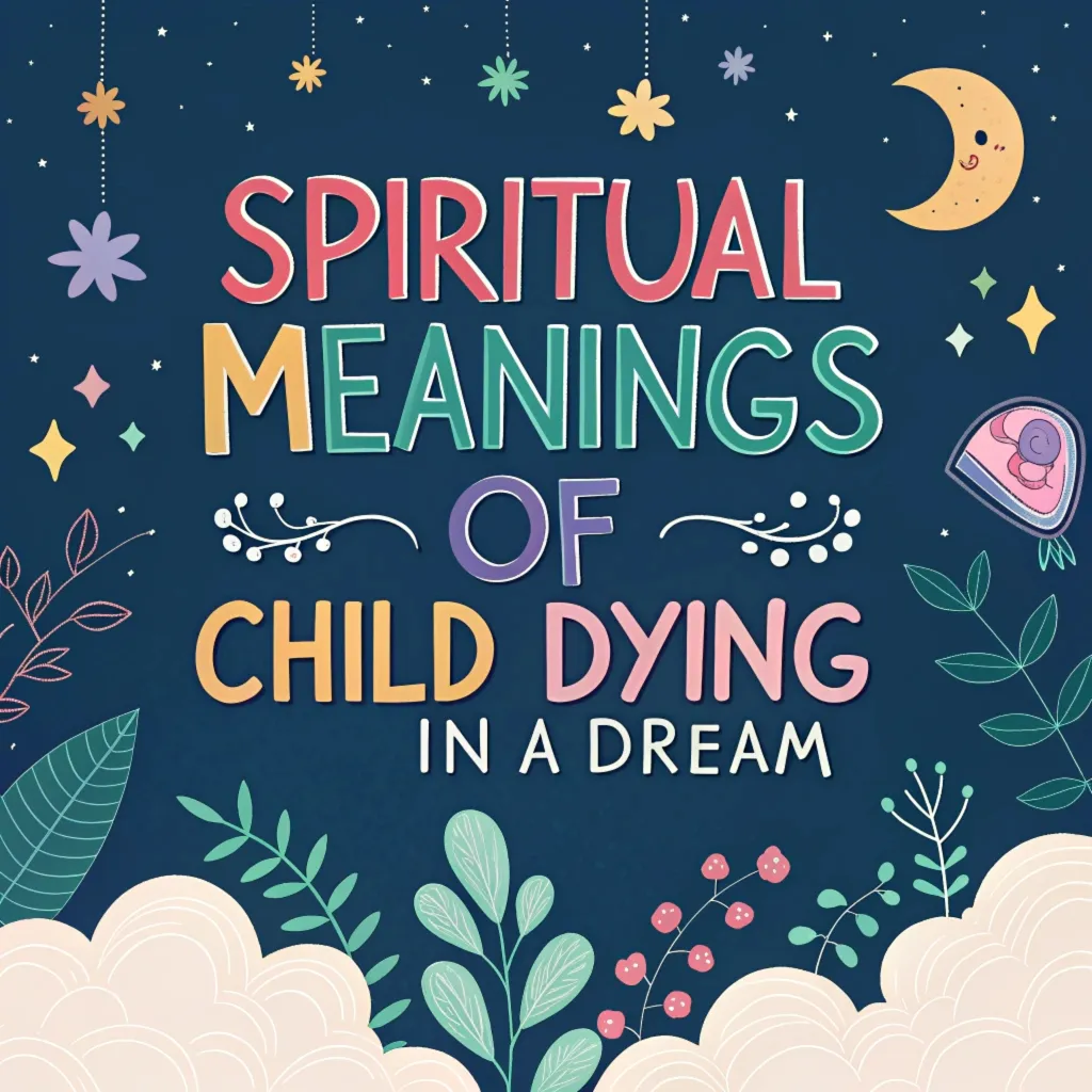 11 Spiritual Meanings of Child Dying in a Dream: Interpretations