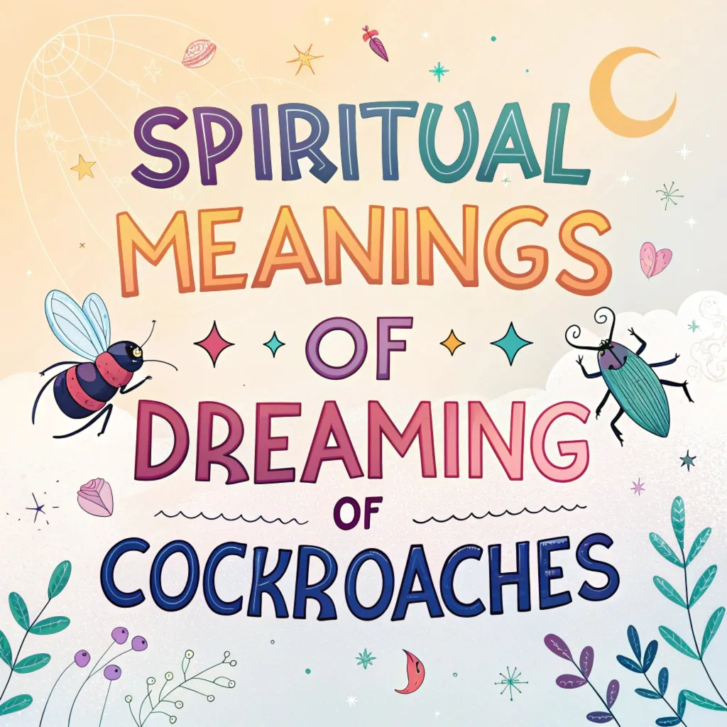 12 Spiritual Meanings of Dreaming of Cockroaches Explained