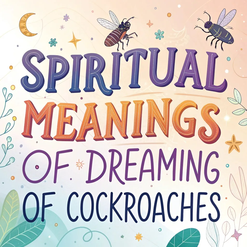 12 Spiritual Meanings of Dreaming of Cockroaches Explained