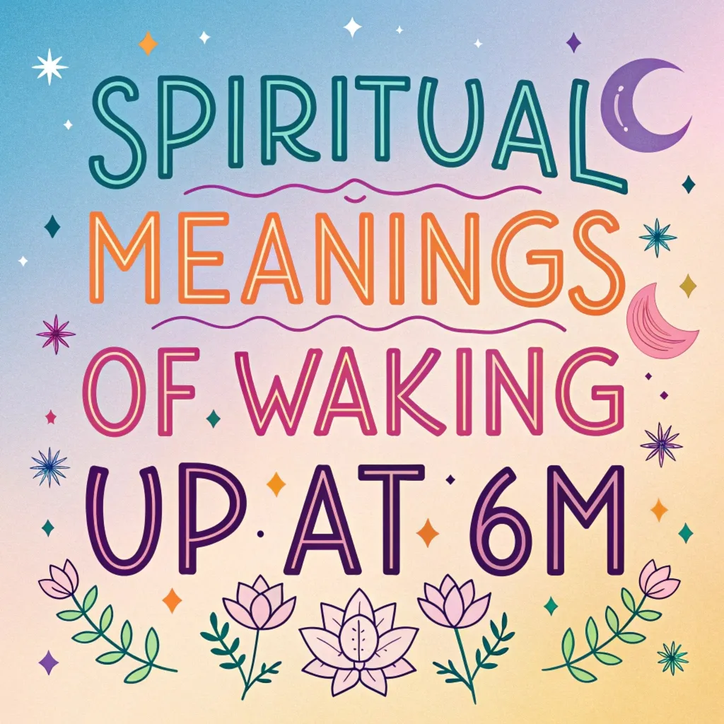 12 Spiritual Meanings of Waking Up at 6am: Signs & Insights