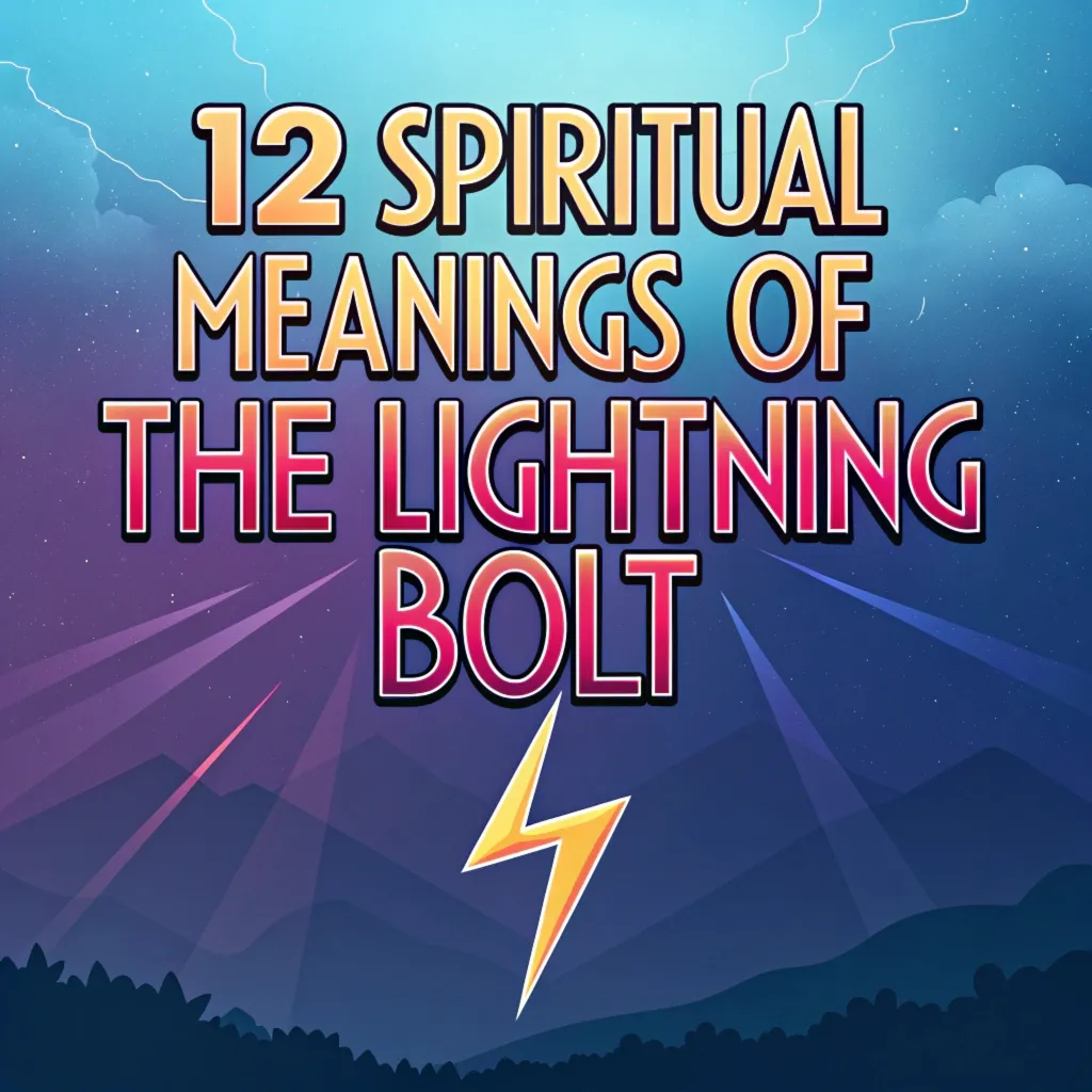 12 Spiritual Meanings of the Lightning Bolt: Cosmic Connections