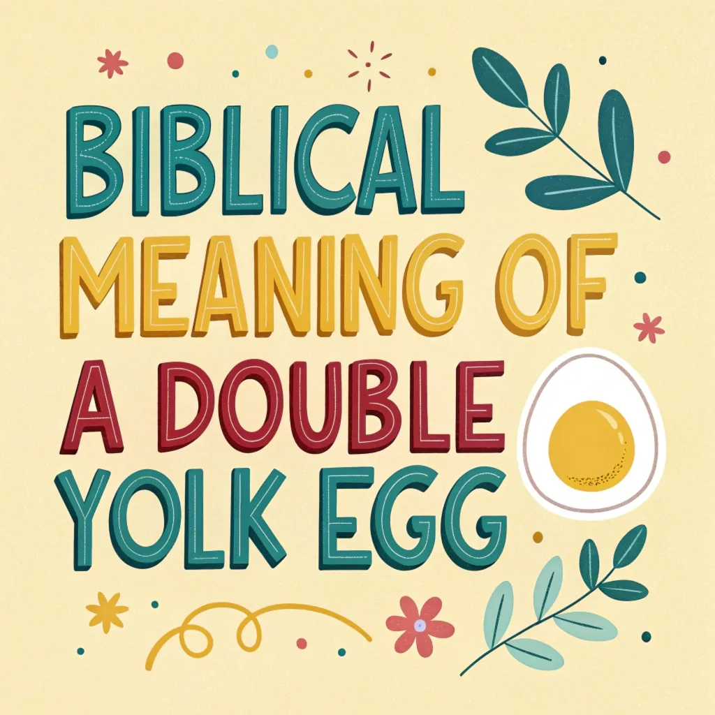 Biblical Meanings of Double Yolk Eggs: Hidden Messages