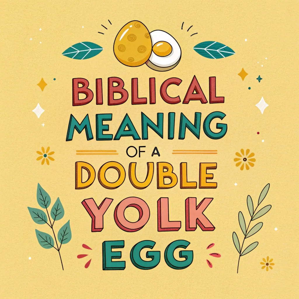 Biblical Meanings of Double Yolk Eggs: Hidden Messages