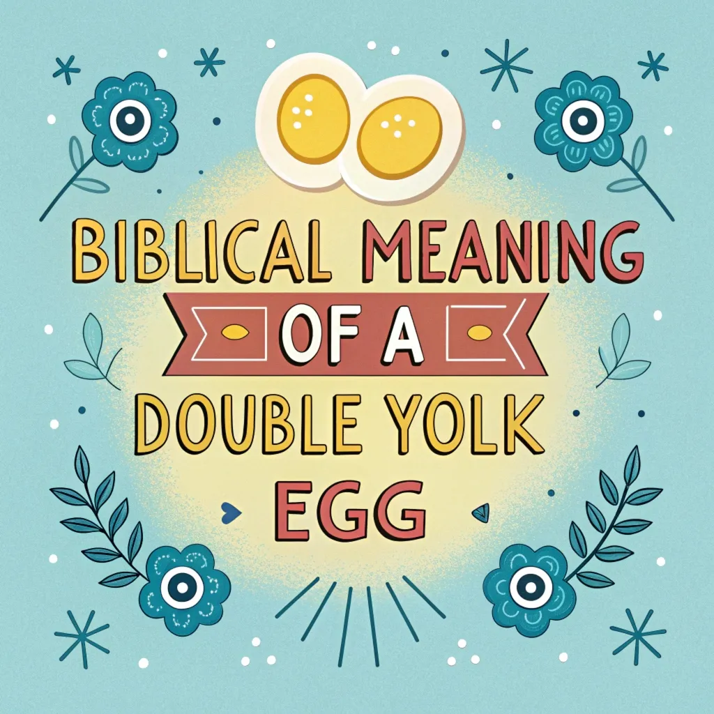 Biblical Meanings of Double Yolk Eggs: Hidden Messages