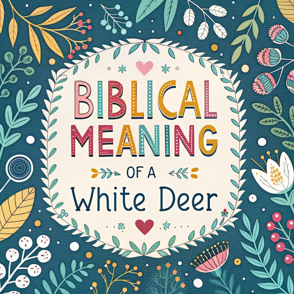 The Biblical Significance of White Deer: Spiritual Symbolism