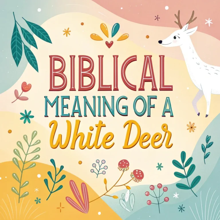 The Biblical Significance of White Deer:  Spiritual Symbolism