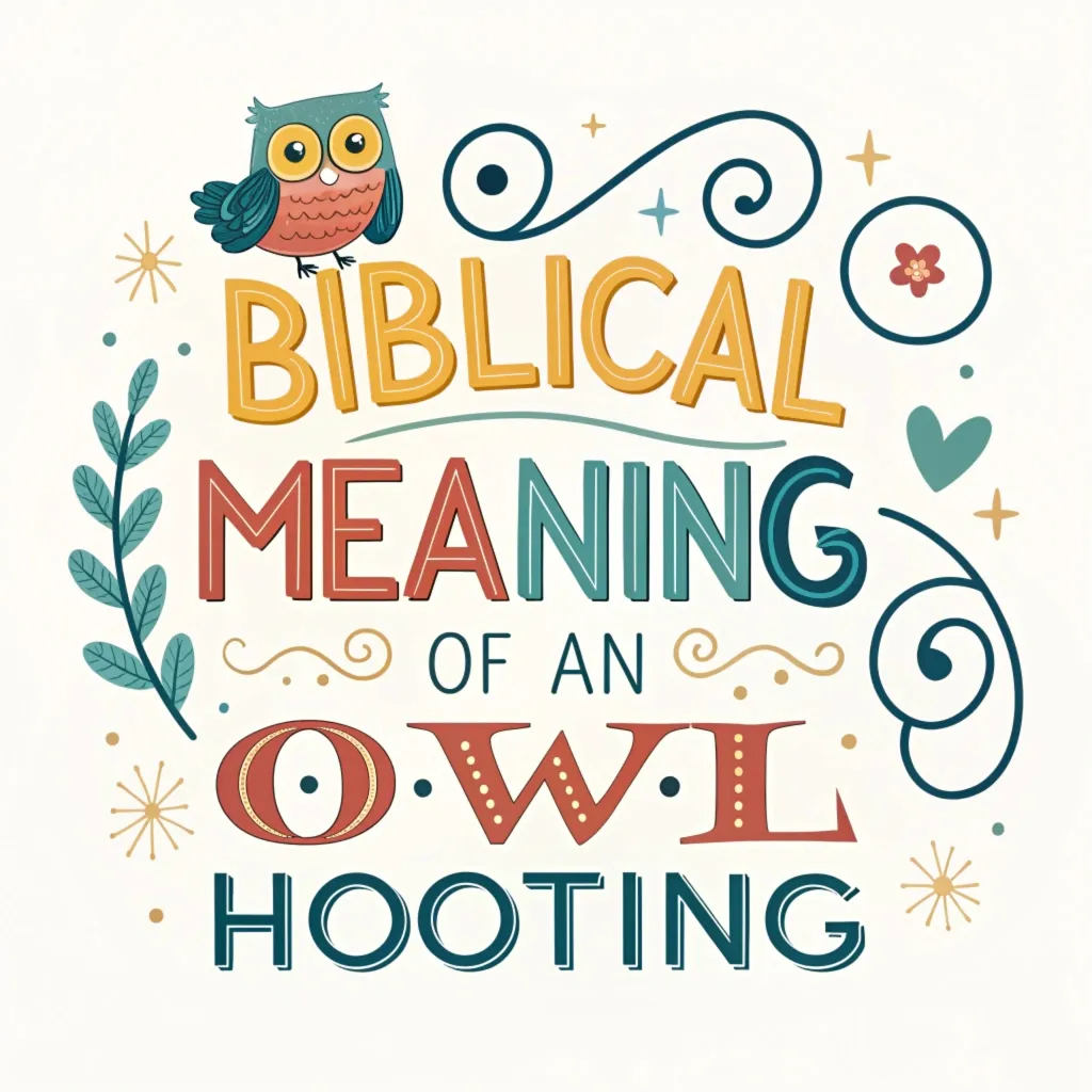 Biblical Significance of Owl Hooting: Spiritual Insights & Symbolism