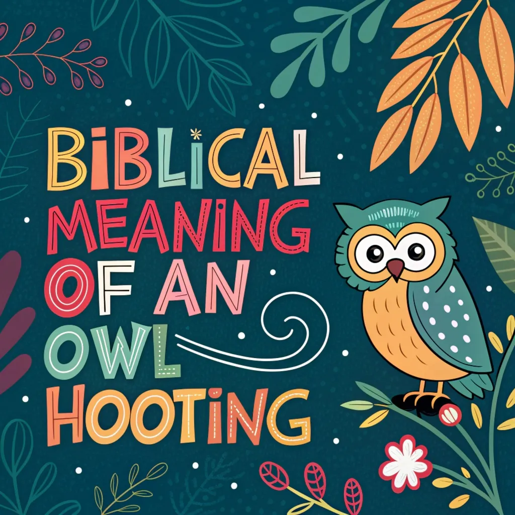 Biblical Significance of Owl Hooting: Spiritual Insights & Symbolism