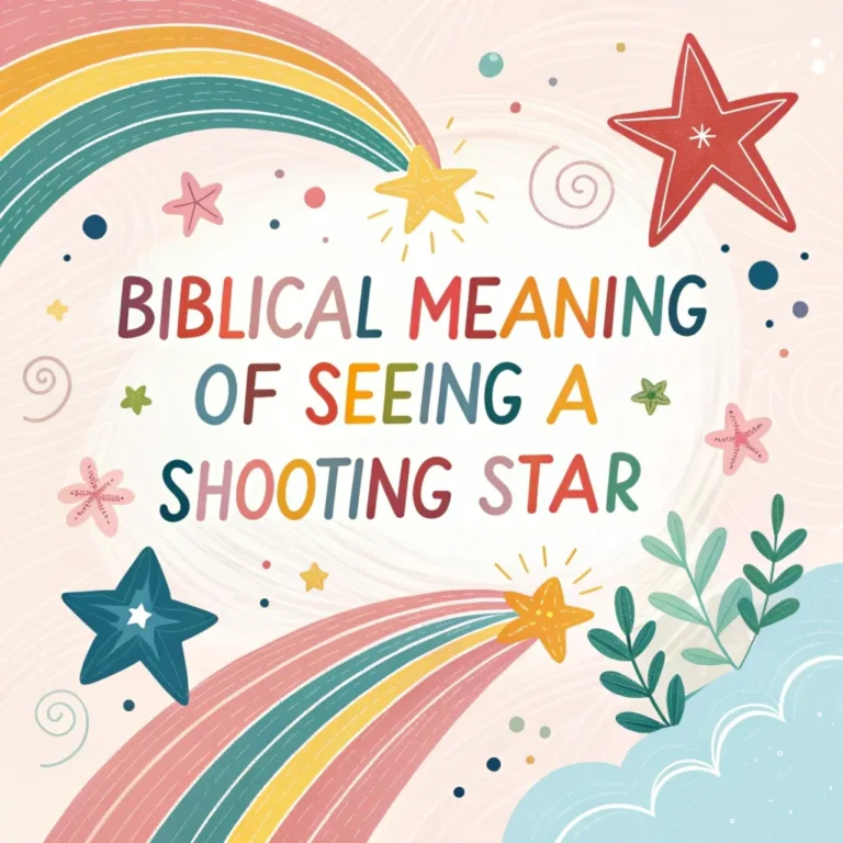 The Biblical Meaning of Seeing a Shooting Star: A Divine Message in the Night Sky