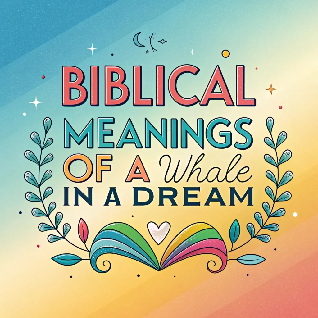 Biblical Meanings of a Whale in a Dream: 15 Things to Understand