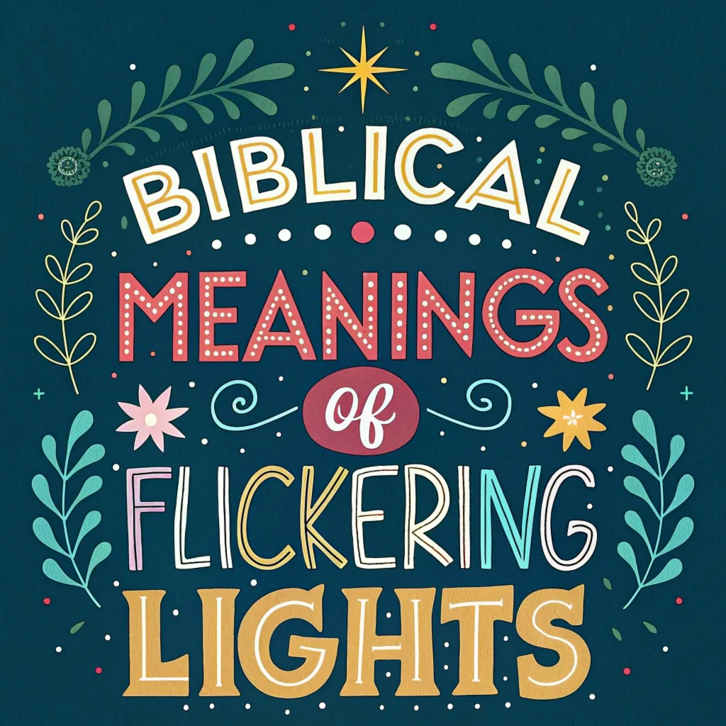 Biblical Meanings of Flickering Lights: 15 Spiritual Signs