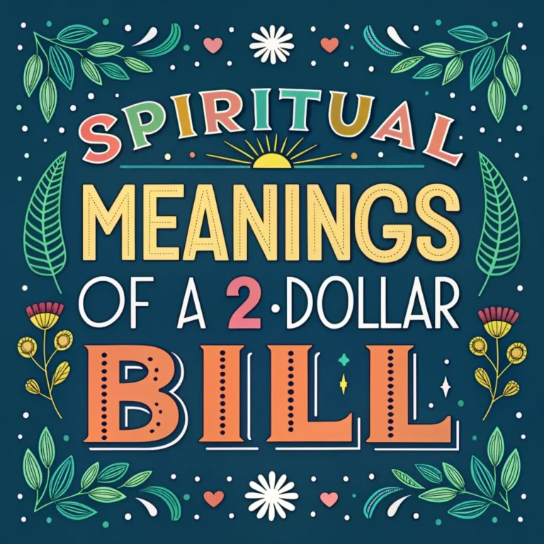 11 Spiritual Meanings of a 2-Dollar Bill: What Does It Mean for You?