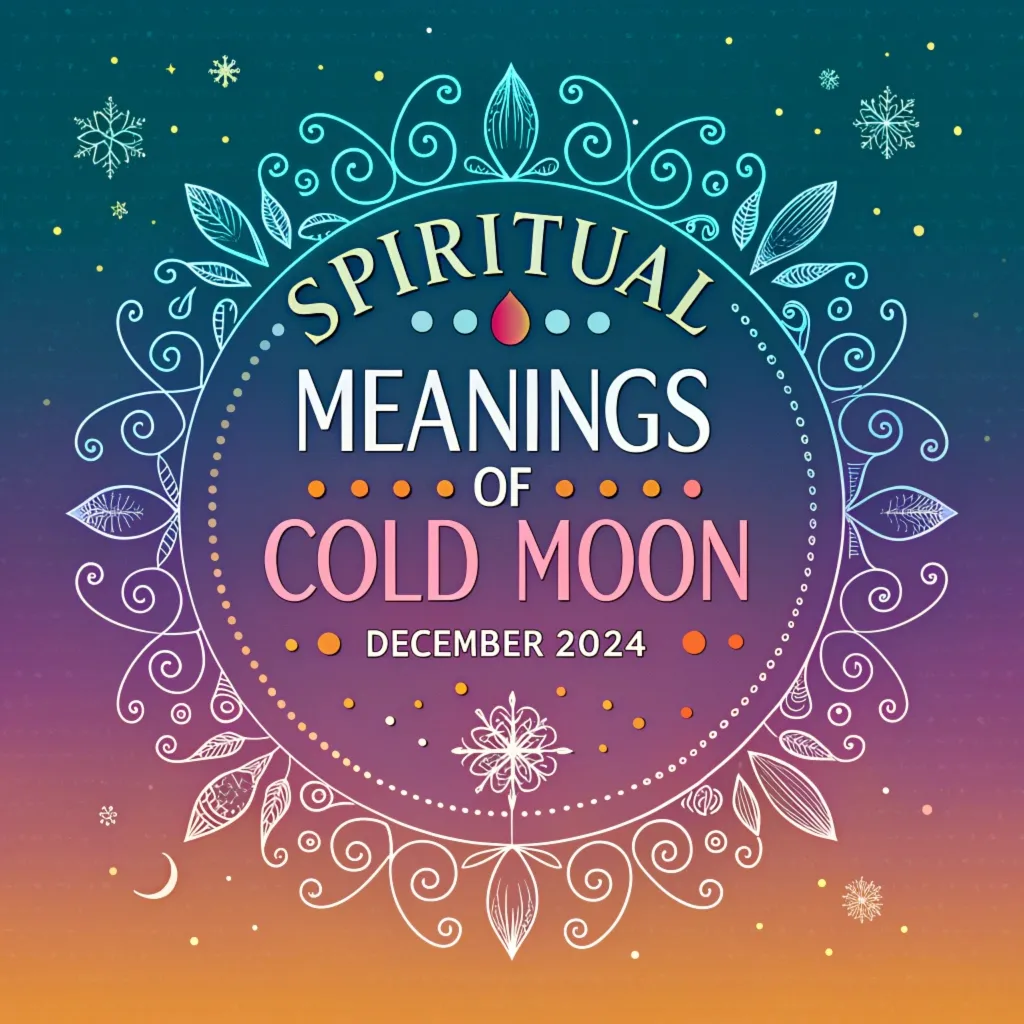 Spiritual Meanings of Cold Moon December 2024 (Full Moon)