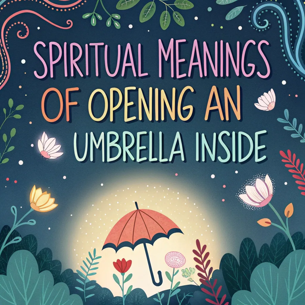 14 Spiritual Meanings Behind Opening an Umbrella Indoors