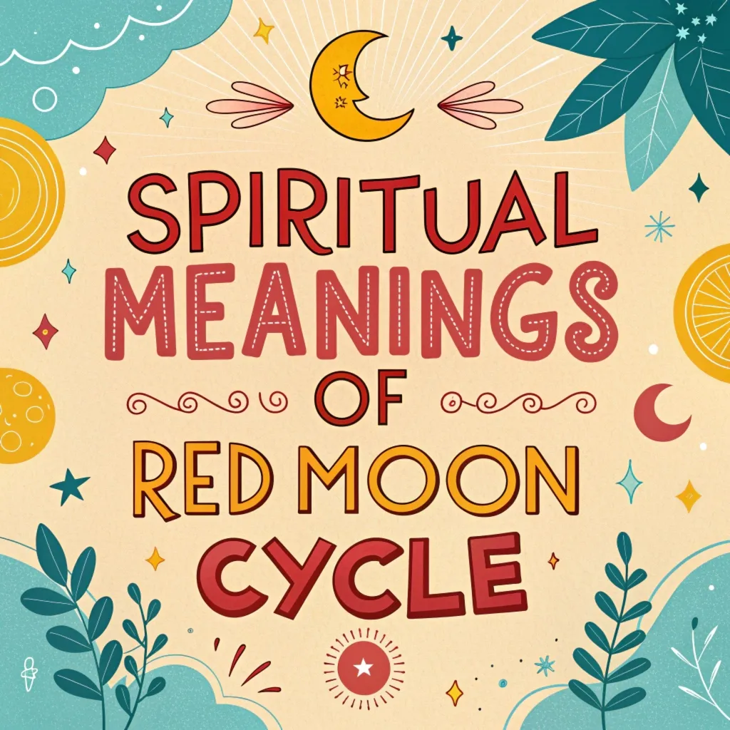 12 Spiritual Meanings of the Red Moon Cycle: Lunar Wisdom