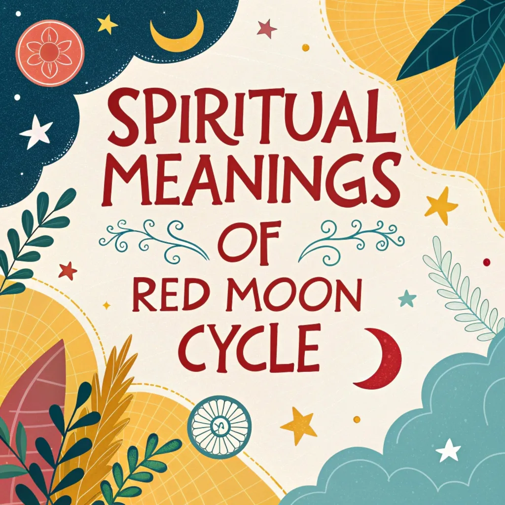 12 Spiritual Meanings of the Red Moon Cycle: Lunar Wisdom