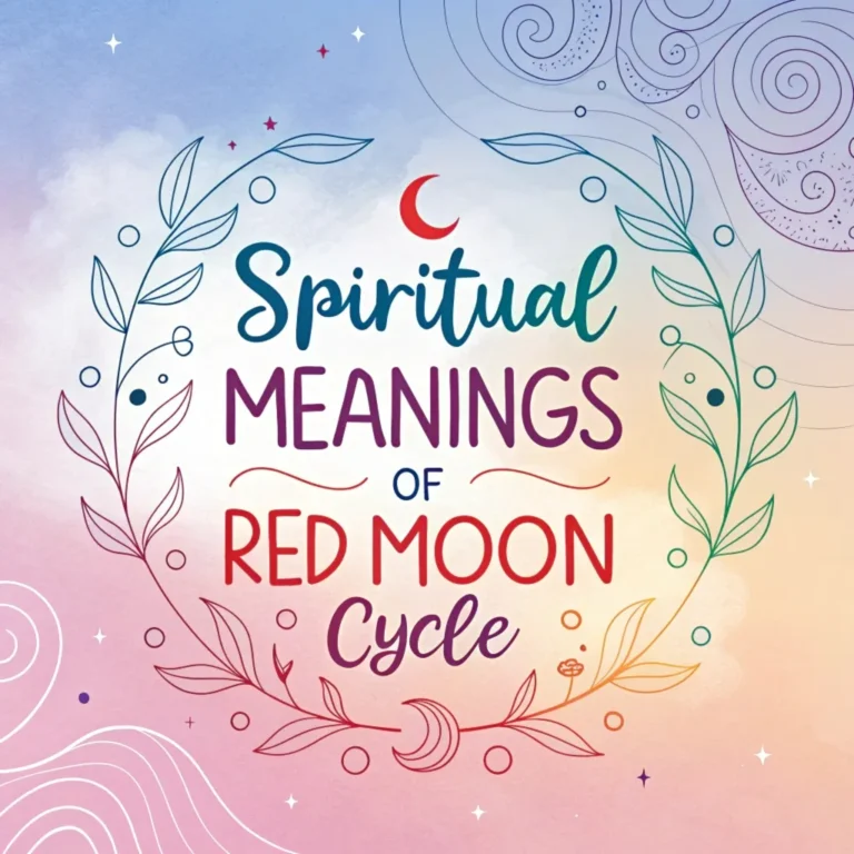 12 Spiritual Meanings of the Red Moon Cycle: Lunar Wisdom