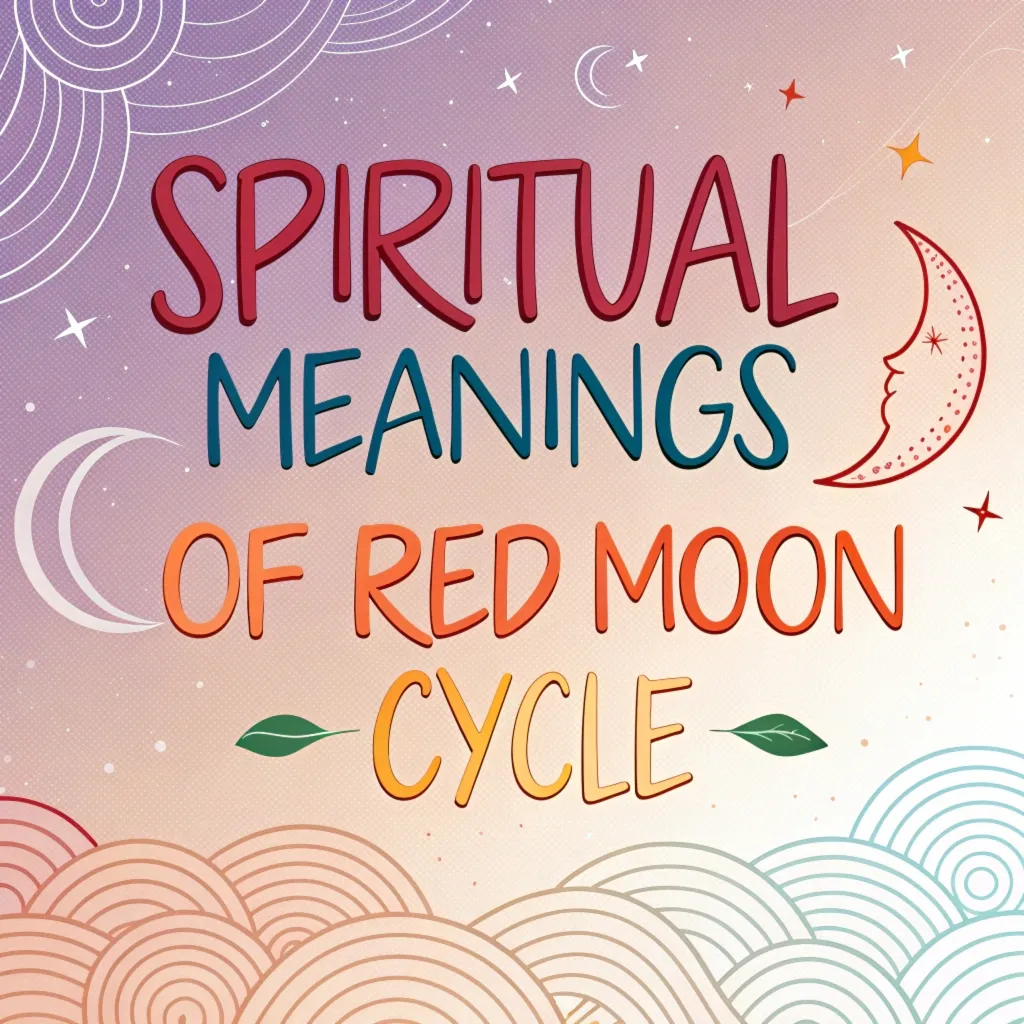 12 Spiritual Meanings of the Red Moon Cycle: Lunar Wisdom