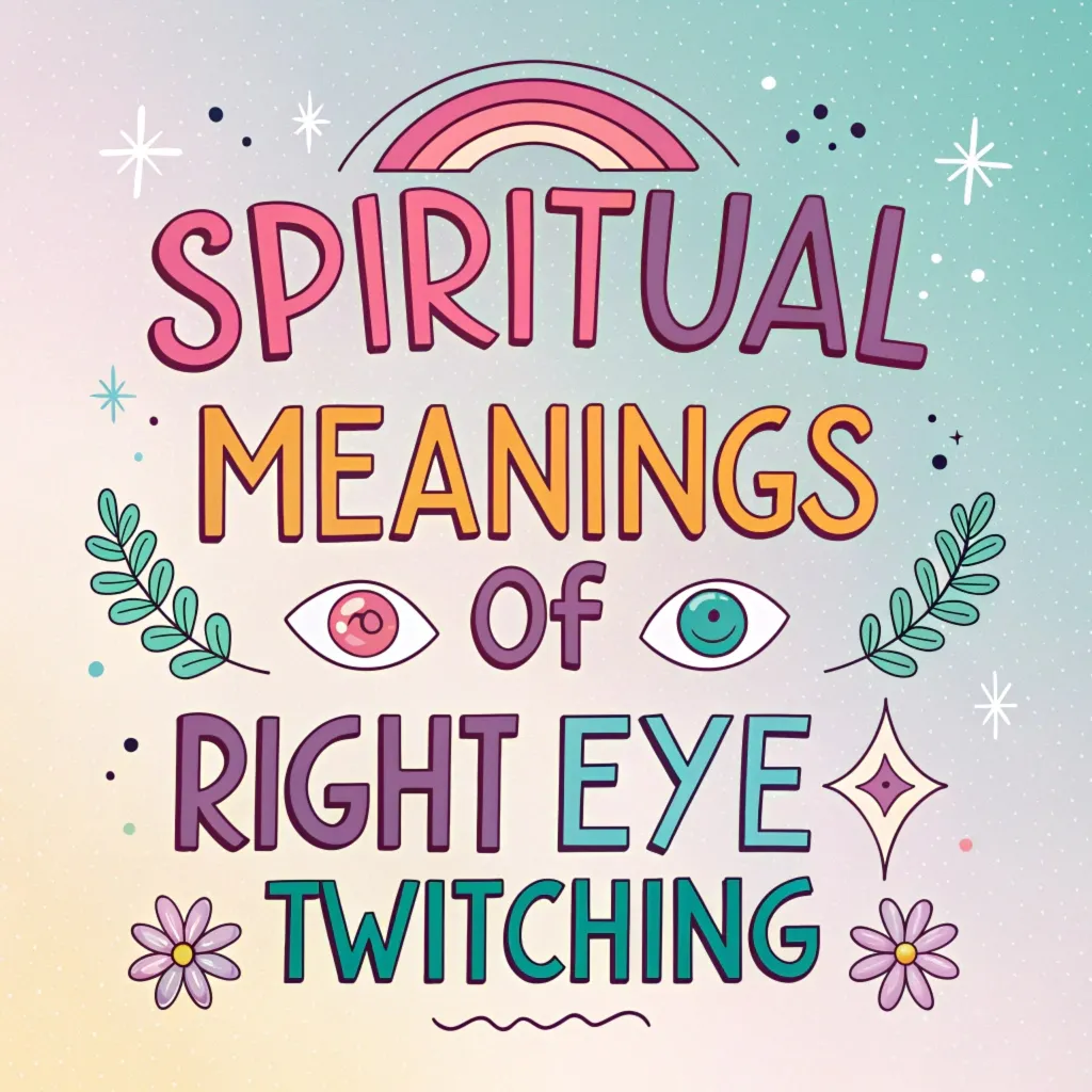 14 Spiritual Meanings of Right Eye Twitching: Hidden Messages