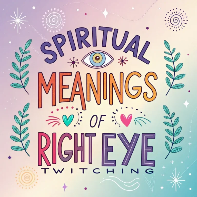 14 Spiritual Meanings of Right Eye Twitching: Hidden Messages