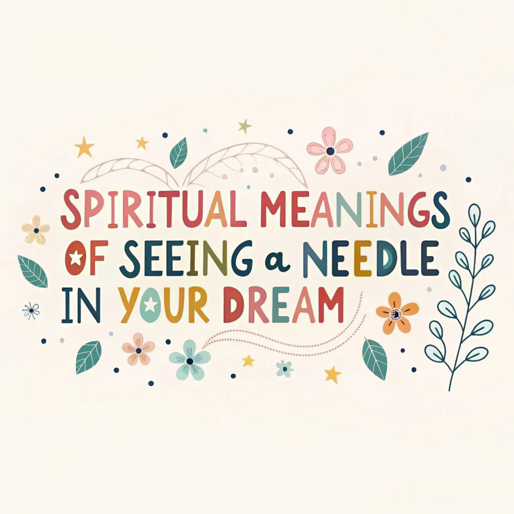 11 Spiritual Meanings of Seeing a Needle in Your Dream