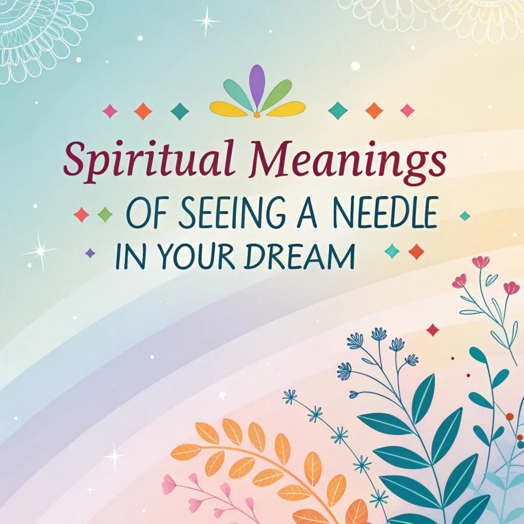 11 Spiritual Meanings of Seeing a Needle in Your Dream