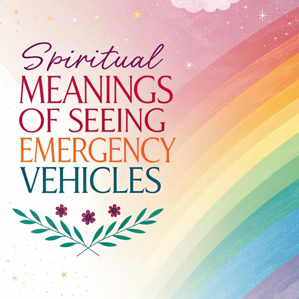 12 Spiritual Meanings of Seeing Emergency Vehicles