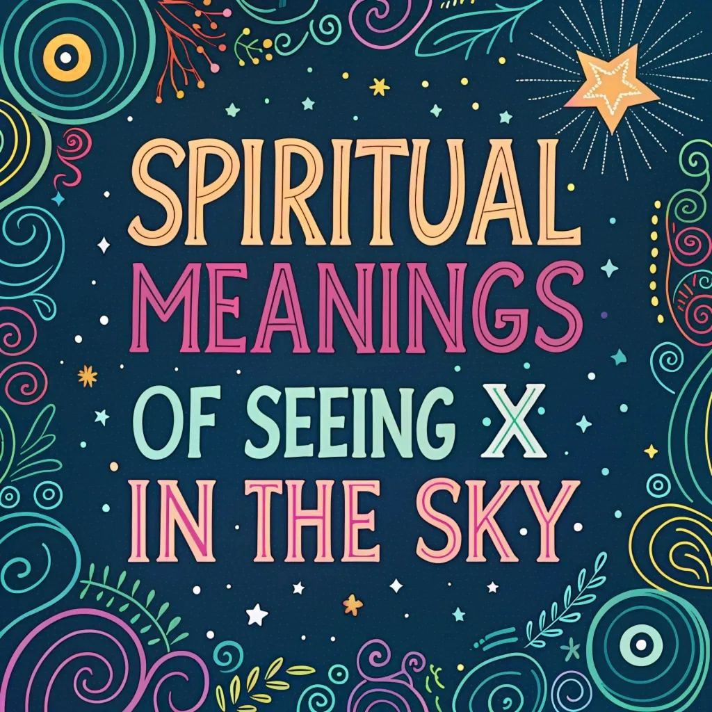 Spiritual Meanings of Seeing X in the Sky: 14 Signs to Know