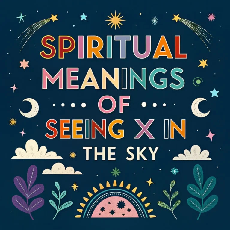 Spiritual Meanings of Seeing X in the Sky: 14 Signs to Know