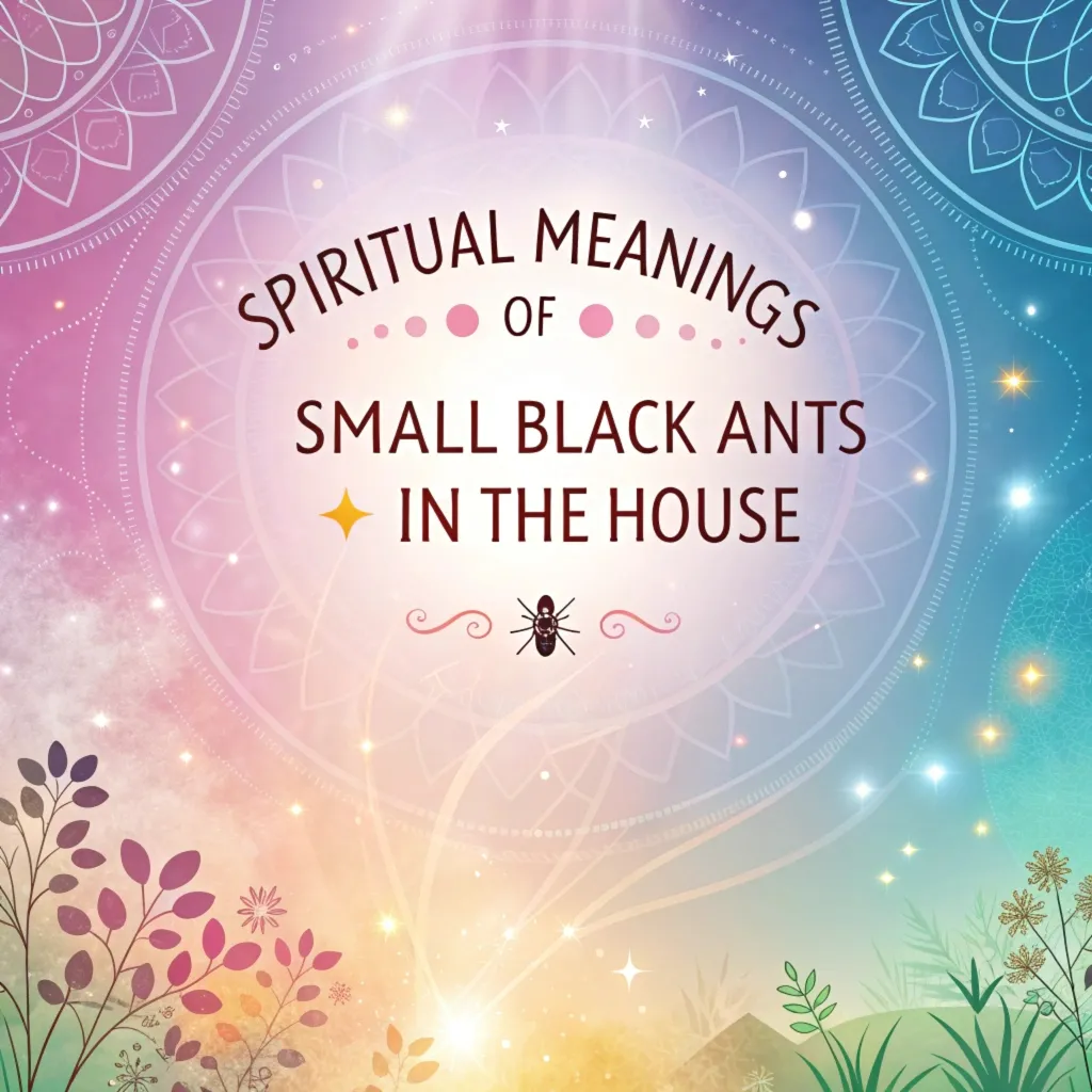 13 Spiritual Meanings of Small Black Ants in the House