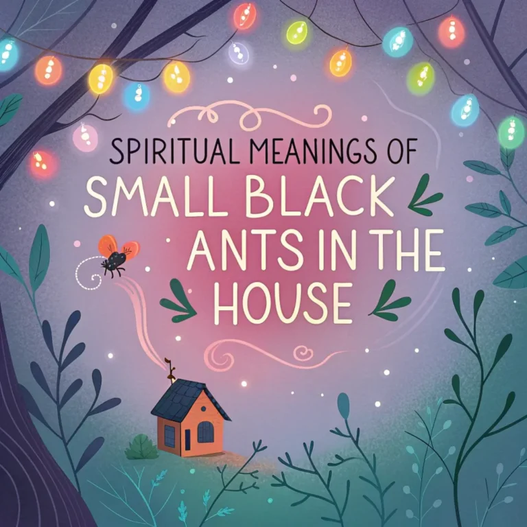 13 Spiritual Meanings of Small Black Ants in the House