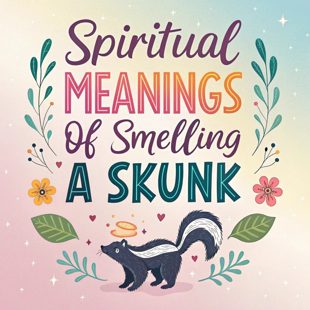 12 Spiritual Meanings of Smelling a Skunk: What Does It Mean for You?